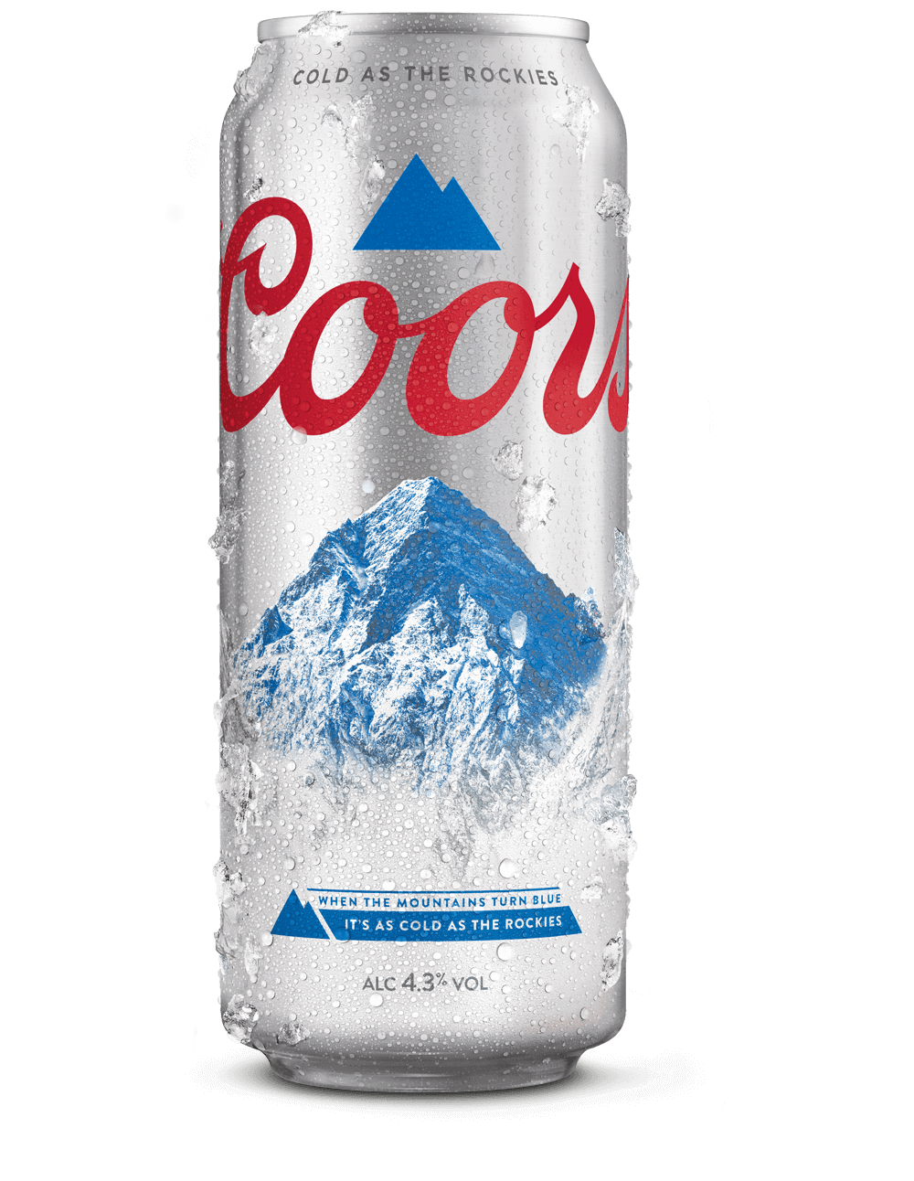 Coors 500ml can iced