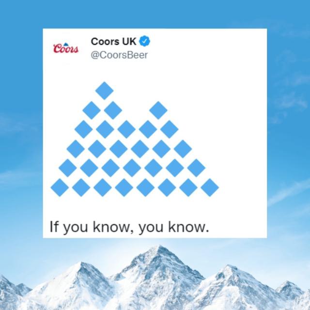 If you know, you know.. 🔵🏔

#Coors #CoorsFresh #ChillToReveal