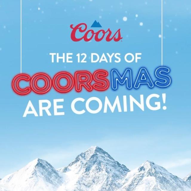 It's back and it's bigger than before! 

#12DaysOfCoorsmas is back for 2022! 🎄

12 days of giveaways, lots of epic prizes to be won! 🎁 

All starting on 1st December! Keep it locked to @coorsbeer to enter for the chance to win! 👀

#Coorsmas #Christmas #Giveaway #MerryChristmas 

Please Drink Responsibly.