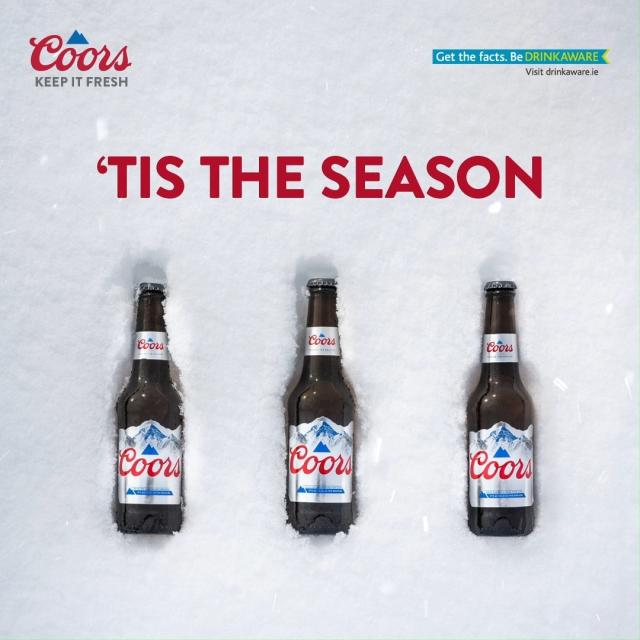 Keep it fresh this Christmas #mountaincold #coorsbeer #keepitfresh